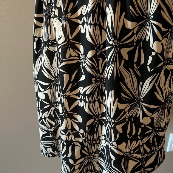 Anthropologie Postmark Printed V-Neck Tie Back Mini Dress - Picture 4 of 7